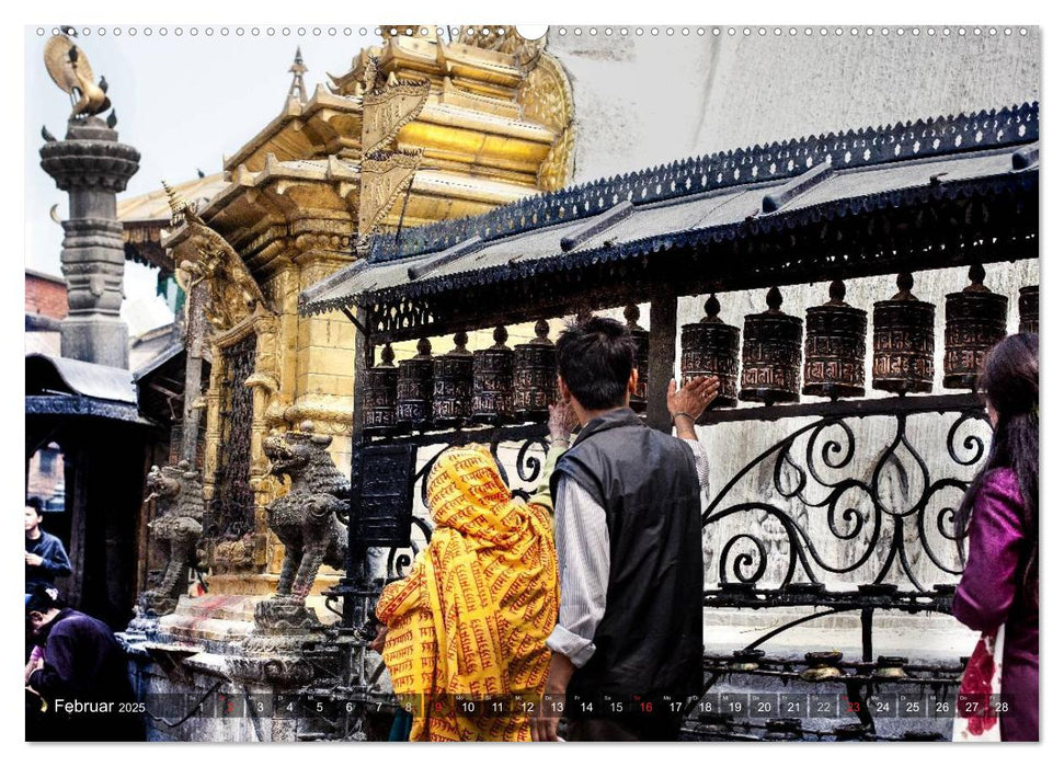 NEPAL Bhaktapur Kathmandu (CALVENDO Premium Wandkalender 2025)