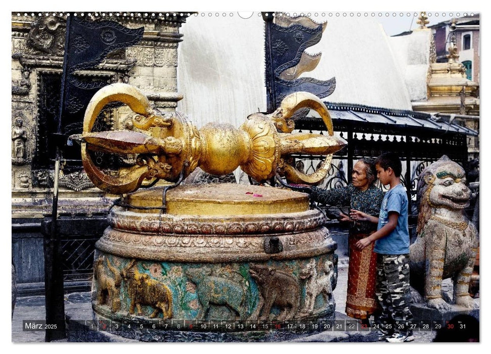 NEPAL Bhaktapur Kathmandu (CALVENDO Premium Wandkalender 2025)