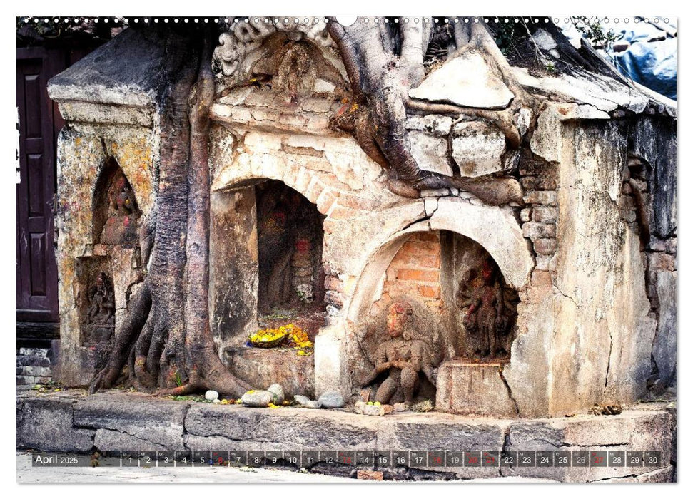 NEPAL Bhaktapur Kathmandu (CALVENDO Premium Wandkalender 2025)