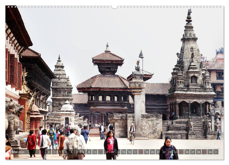 NEPAL Bhaktapur Kathmandu (CALVENDO Premium Wandkalender 2025)