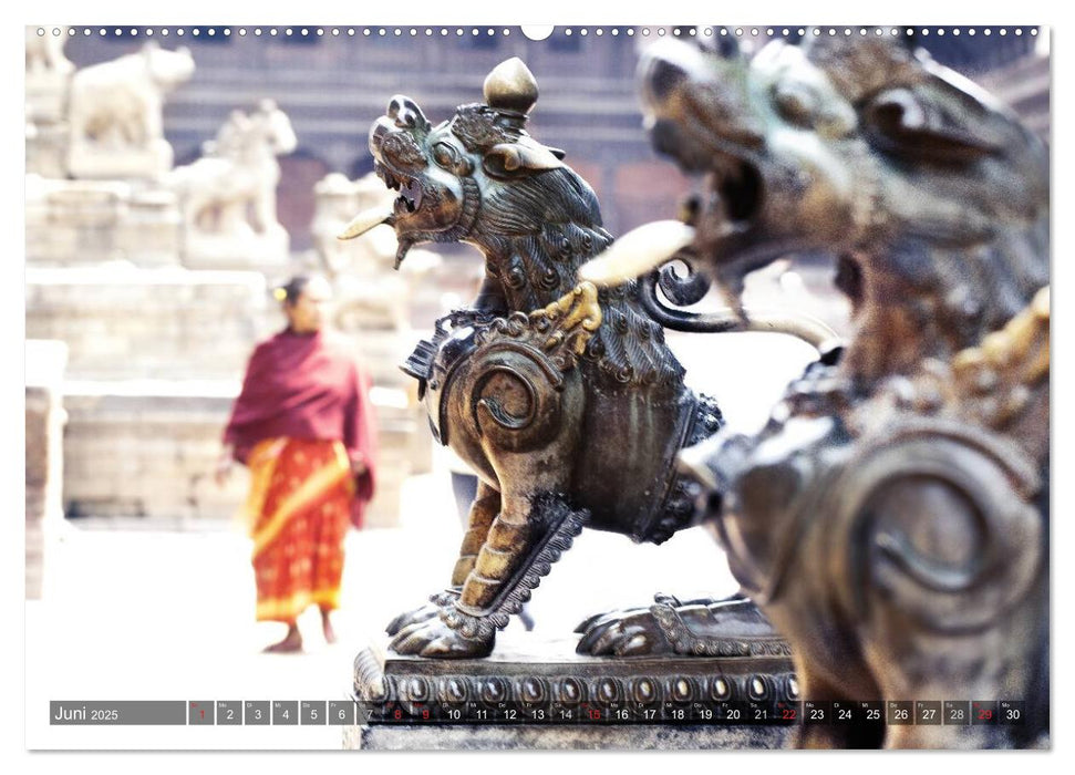 NEPAL Bhaktapur Kathmandu (CALVENDO Premium Wandkalender 2025)