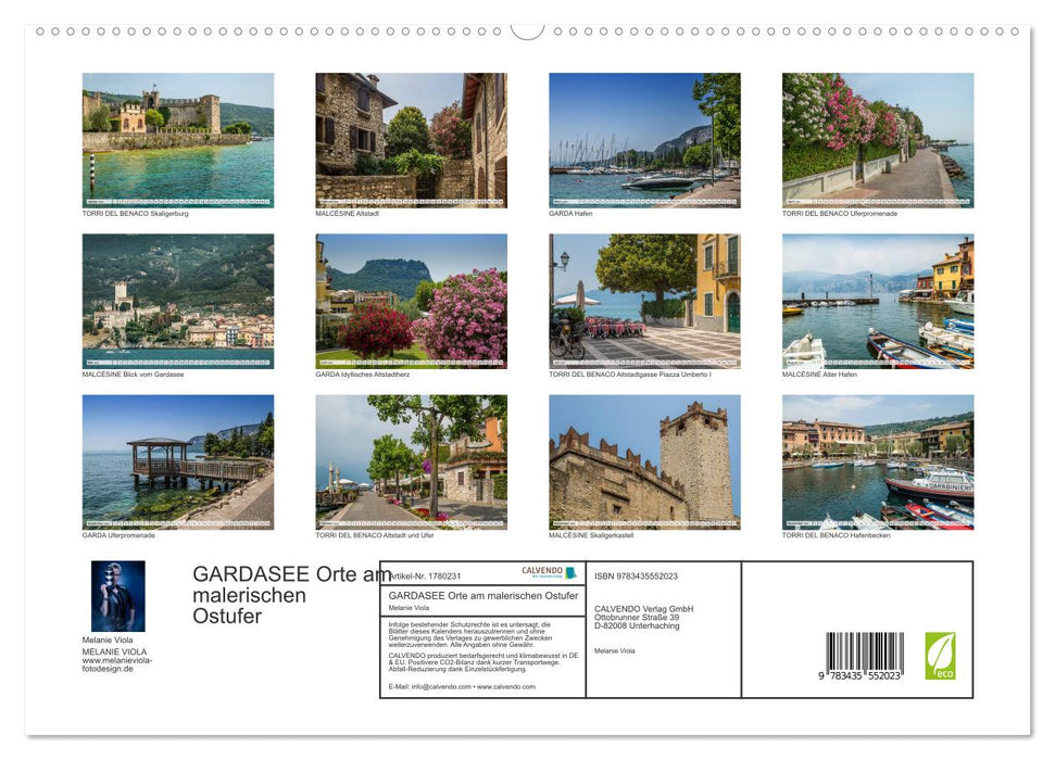 GARDASEE Orte am malerischen Ostufer (CALVENDO Premium Wandkalender 2025)