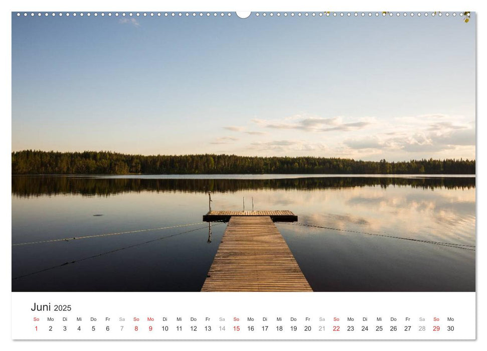 Landschaften Finnlands (CALVENDO Premium Wandkalender 2025)