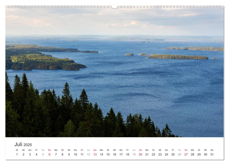 Landschaften Finnlands (CALVENDO Premium Wandkalender 2025)