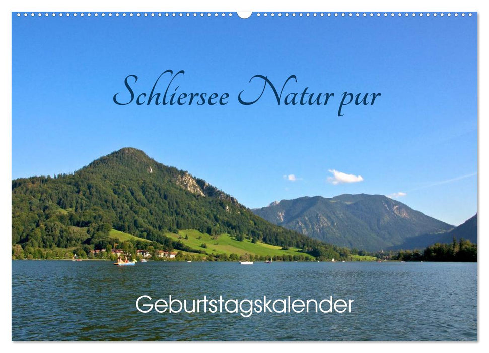 Schliersee Natur pur (CALVENDO Wandkalender 2025)