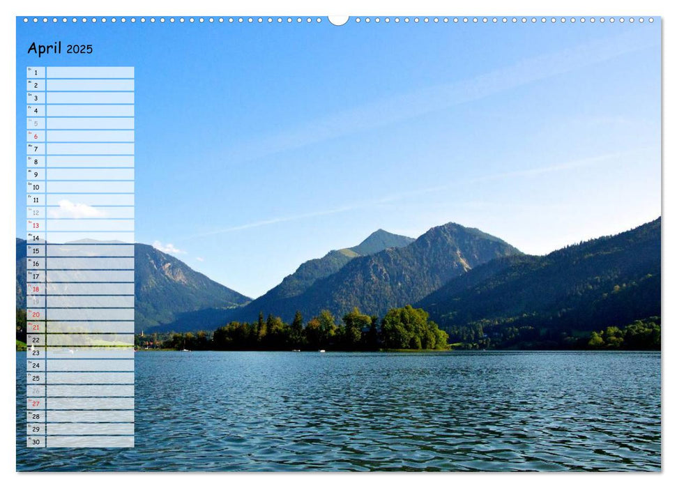 Schliersee Natur pur (CALVENDO Wandkalender 2025)