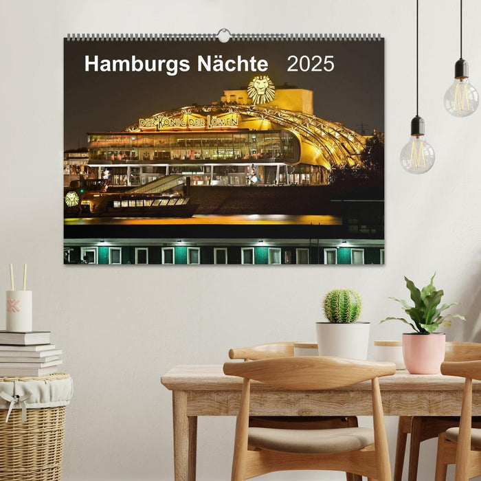 Hamburgs Nächte (CALVENDO Wandkalender 2025)