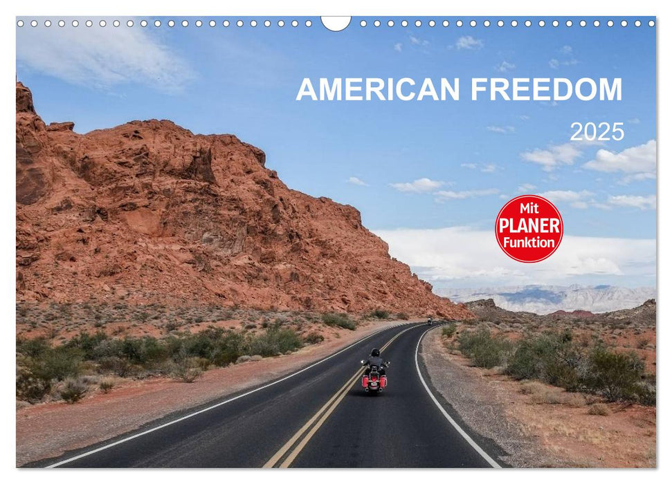 American Freedom - Planer (CALVENDO Wandkalender 2025)