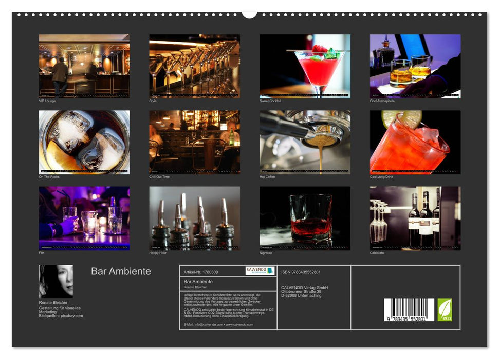 Bar Ambiente (CALVENDO Premium Wandkalender 2025)