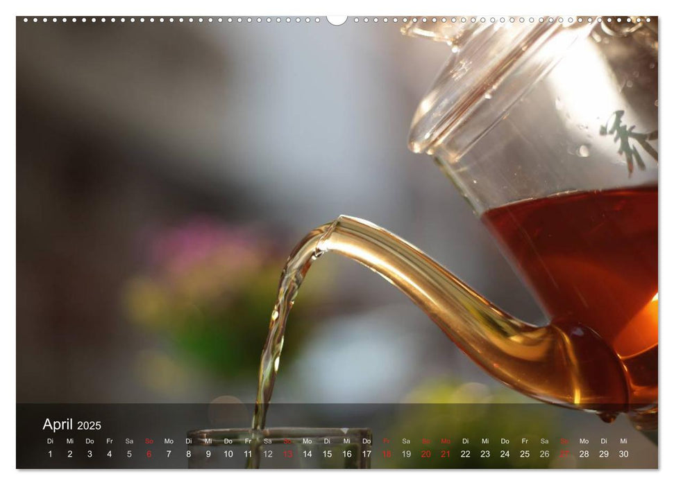 Tea Time - anregende Impressionen (CALVENDO Premium Wandkalender 2025)