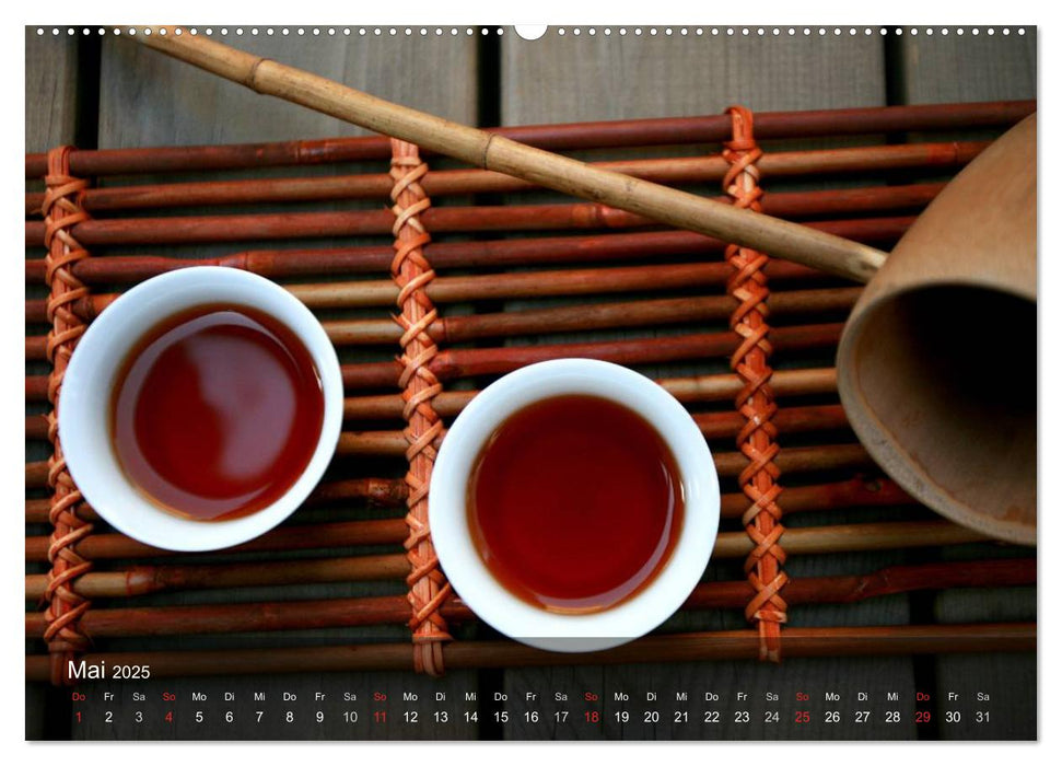 Tea Time - anregende Impressionen (CALVENDO Premium Wandkalender 2025)