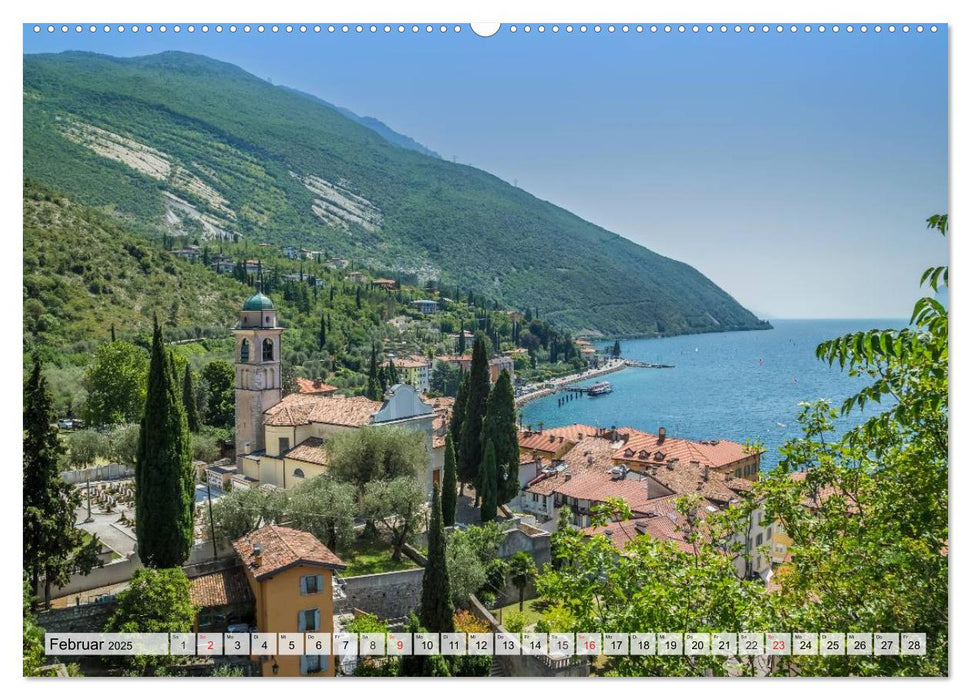 WUNDERBARER GARDASEE Riva del Garda und Torbole (CALVENDO Premium Wandkalender 2025)