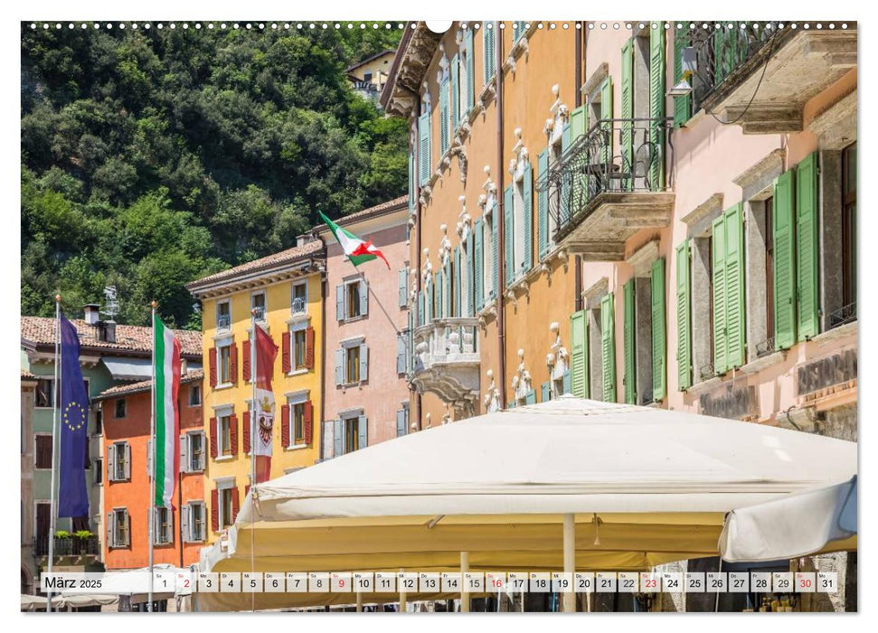 WUNDERBARER GARDASEE Riva del Garda und Torbole (CALVENDO Premium Wandkalender 2025)