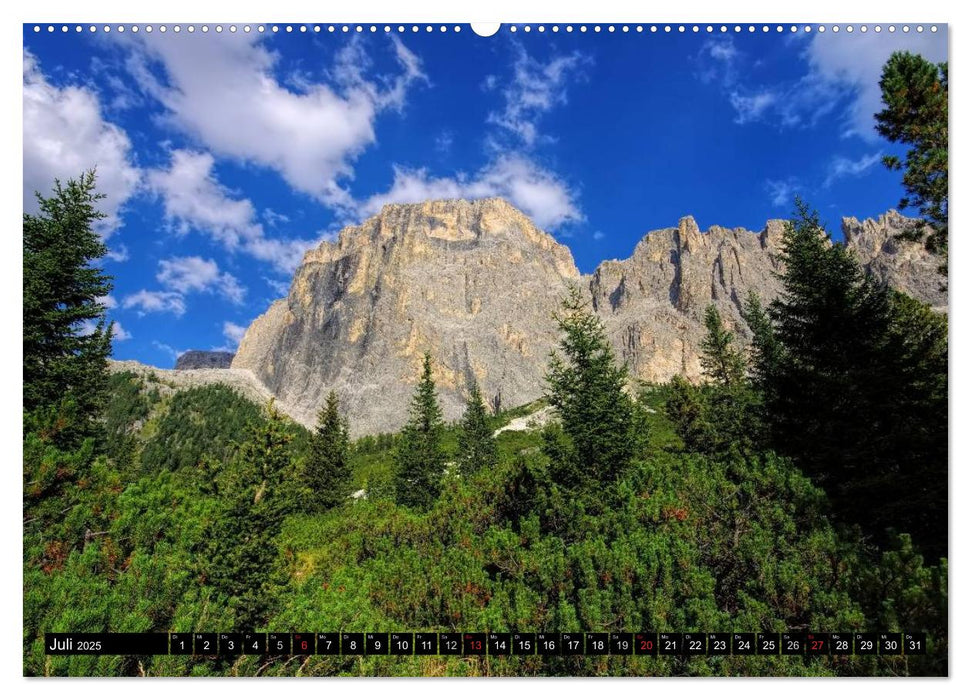 Sellagruppe - Traumhafte Ausblicke in den Dolomiten (CALVENDO Premium Wandkalender 2025)