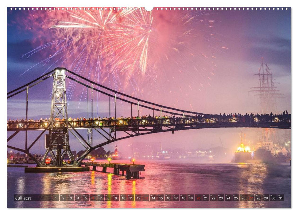 Wilhelmshaven - Impressionen aus der Hafenstadt (CALVENDO Premium Wandkalender 2025)