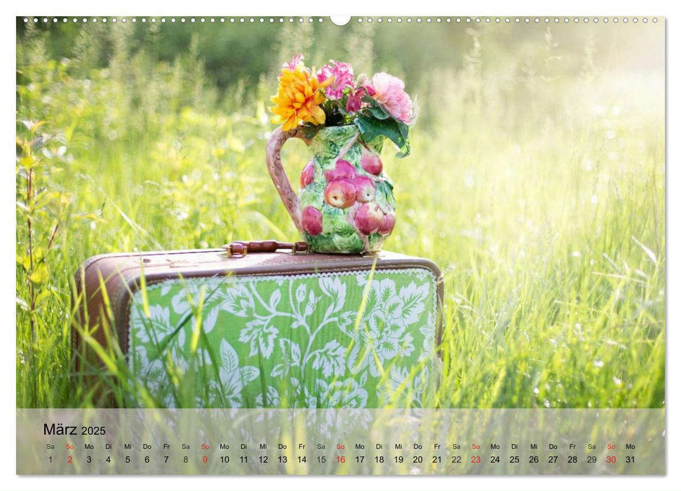 Vintage-Charme. Nostalgische Momente (CALVENDO Premium Wandkalender 2025)