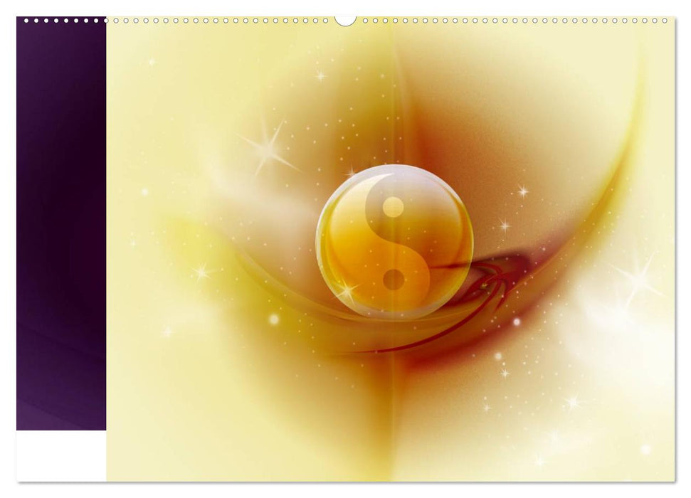 Buddha und Yin Yang (CALVENDO Wandkalender 2025)