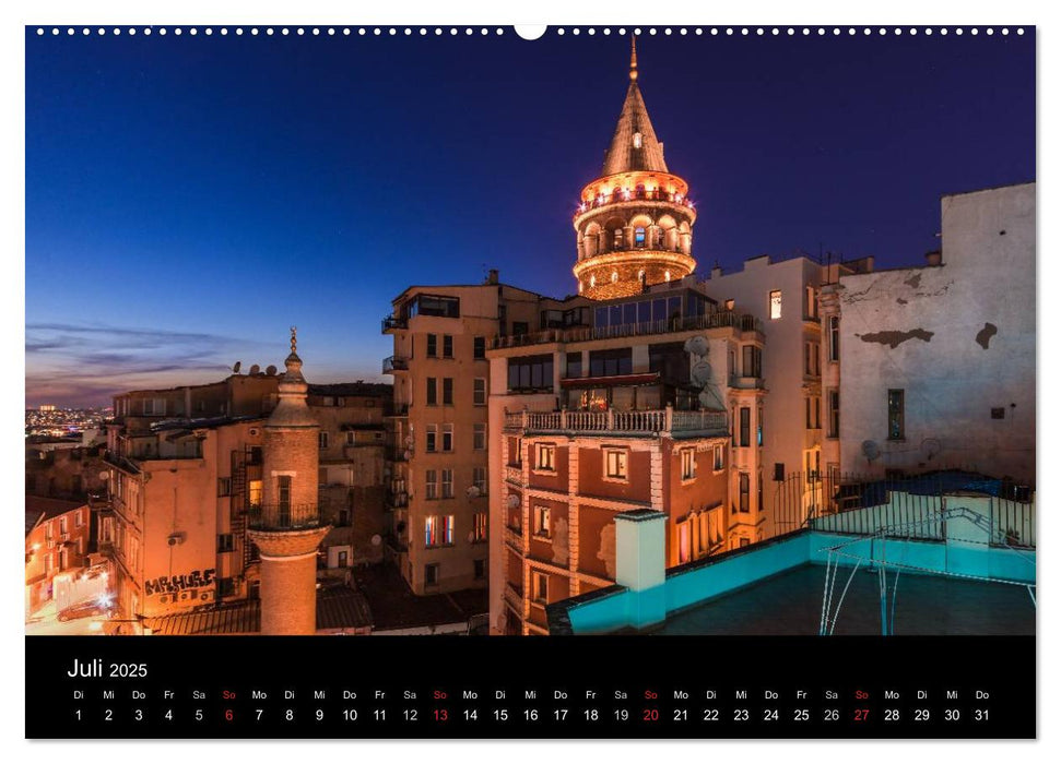 Istanbul - Stadt am Bosporus (CALVENDO Premium Wandkalender 2025)
