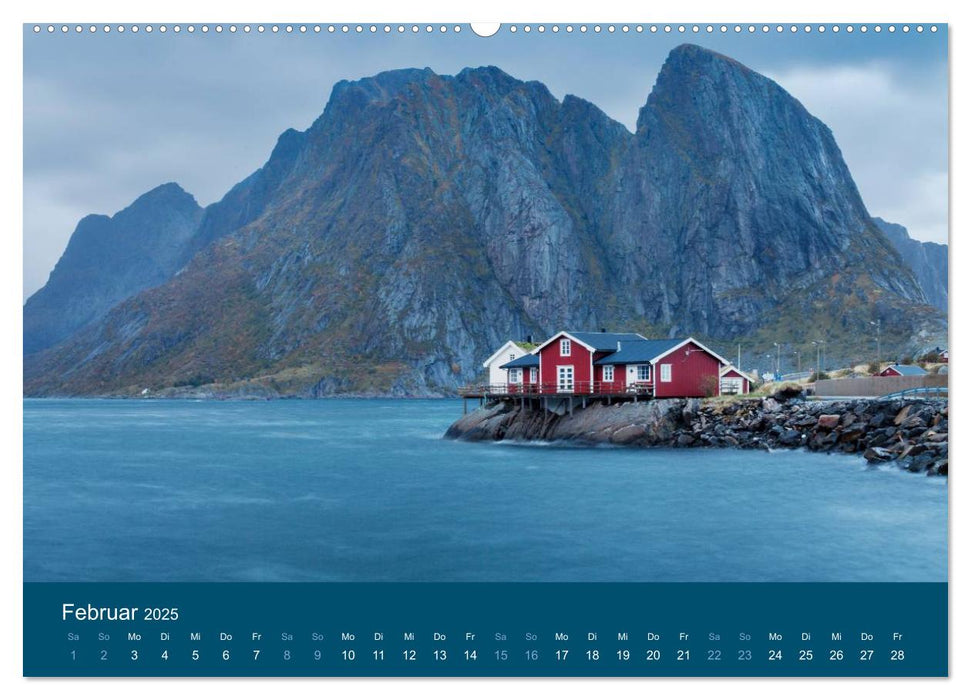 Berg, Land und Meer - Eine Reise durch die Landschaften (CALVENDO Premium Wandkalender 2025)