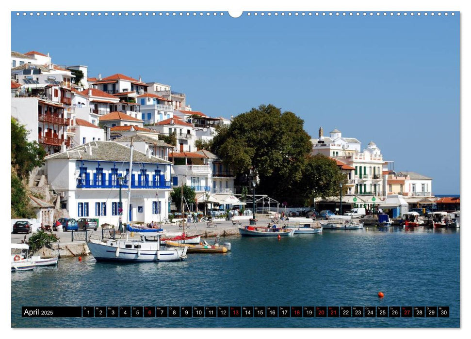 Skiathos Skopelos und Alonissos Griechenland (CALVENDO Premium Wandkalender 2025)