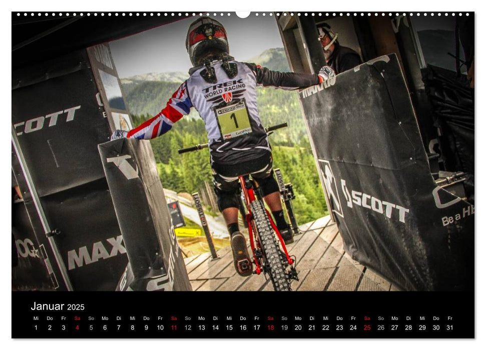 Downhill Racing 2025 (CALVENDO Premium Wandkalender 2025)