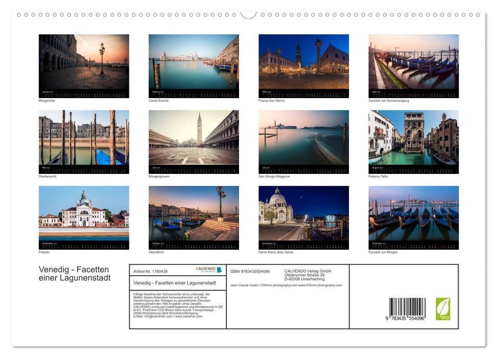 Venedig - Facetten einer Lagunenstadt (CALVENDO Premium Wandkalender 2025)