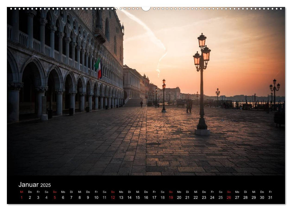 Venedig - Facetten einer Lagunenstadt (CALVENDO Premium Wandkalender 2025)