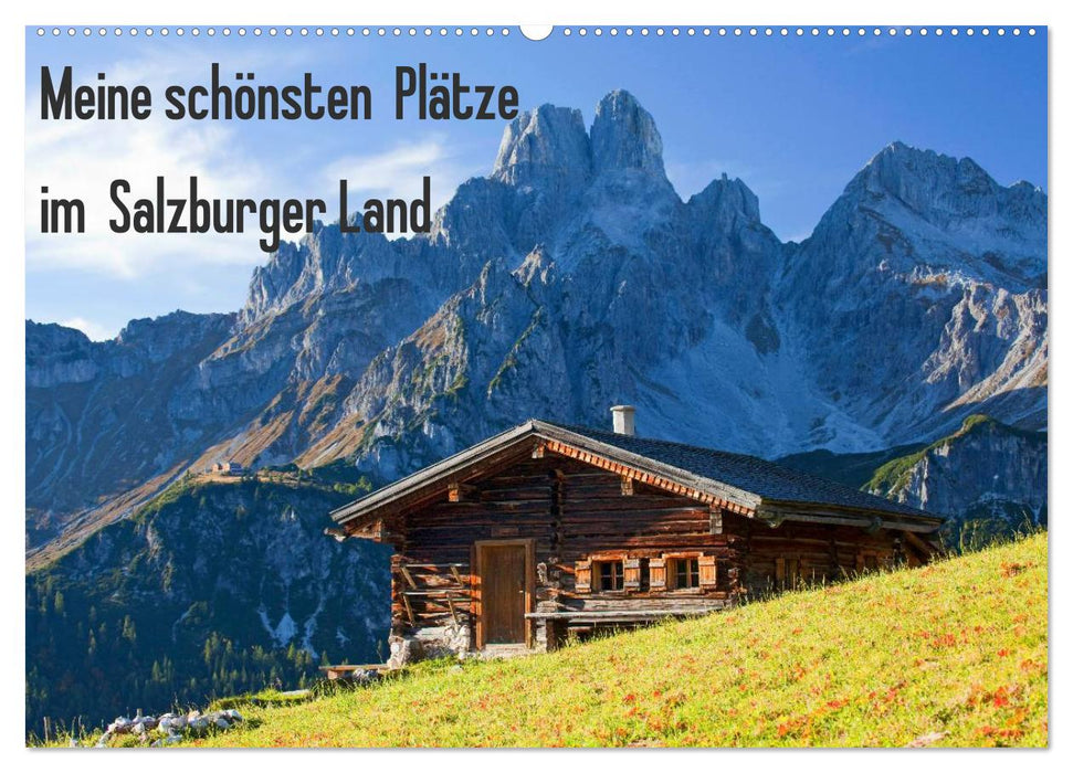 Meine schönsten Plätze im Salzburger Land (CALVENDO Wandkalender 2025)