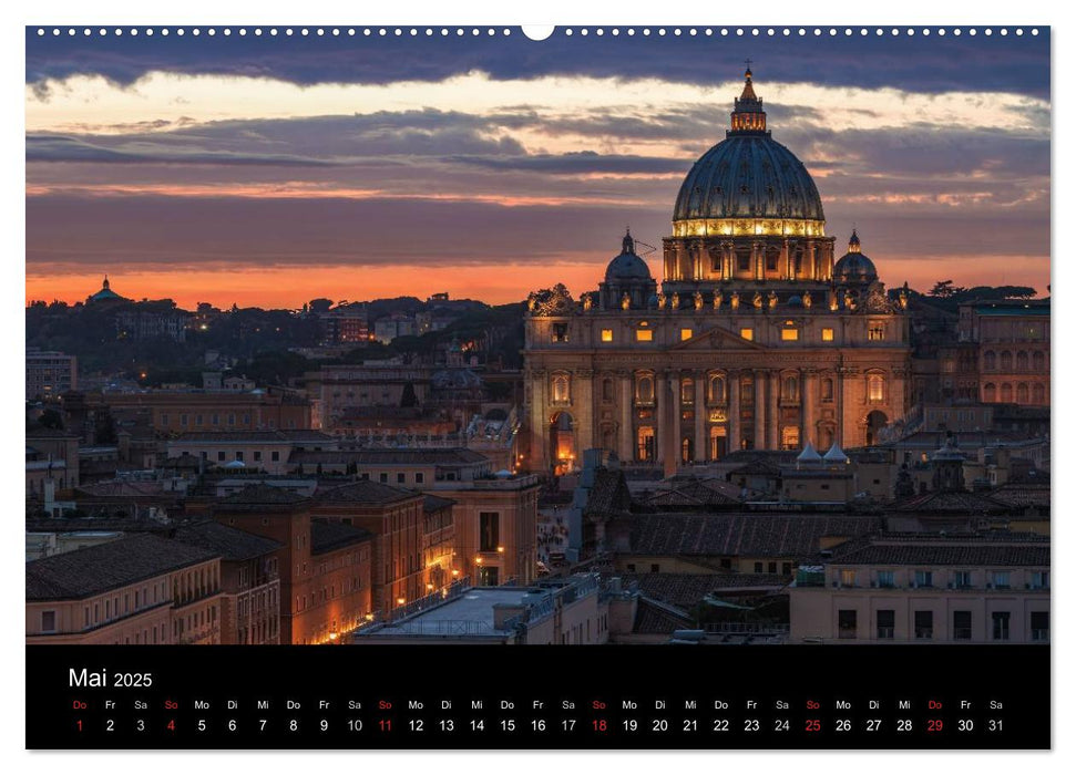 Rom - Impressionen aus der Stadt am Tiber (CALVENDO Premium Wandkalender 2025)