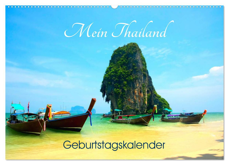 Mein Thailand - Geburtstagskalender (CALVENDO Wandkalender 2025)