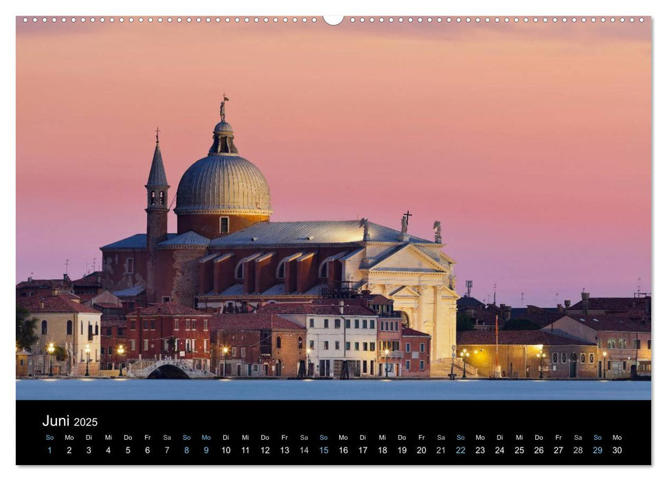 Venedig bei Nacht 2025 (CALVENDO Premium Wandkalender 2025)