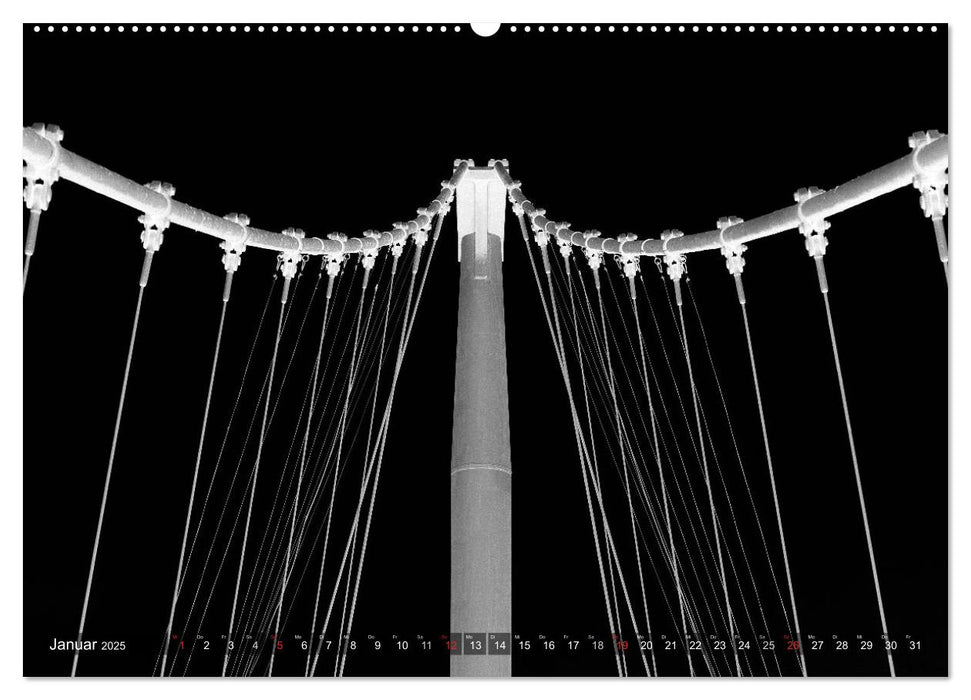 Struktur in Stahl (CALVENDO Premium Wandkalender 2025)