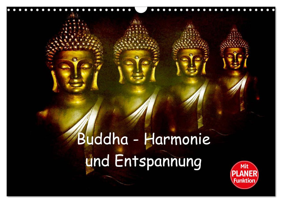 Buddha - Harmonie und Entspannung (CALVENDO Wandkalender 2025)