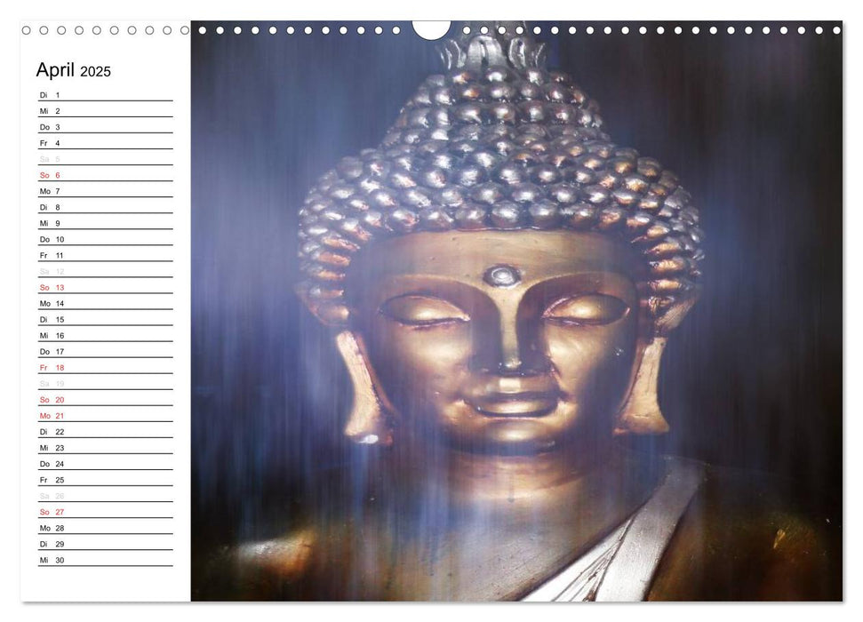 Buddha - Harmonie und Entspannung (CALVENDO Wandkalender 2025)