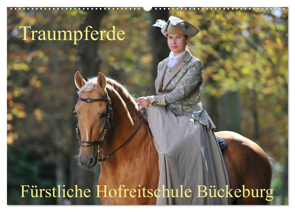 Traumpferde - Fürstliche Hofreitschule Bückeburg (CALVENDO Wandkalender 2025)