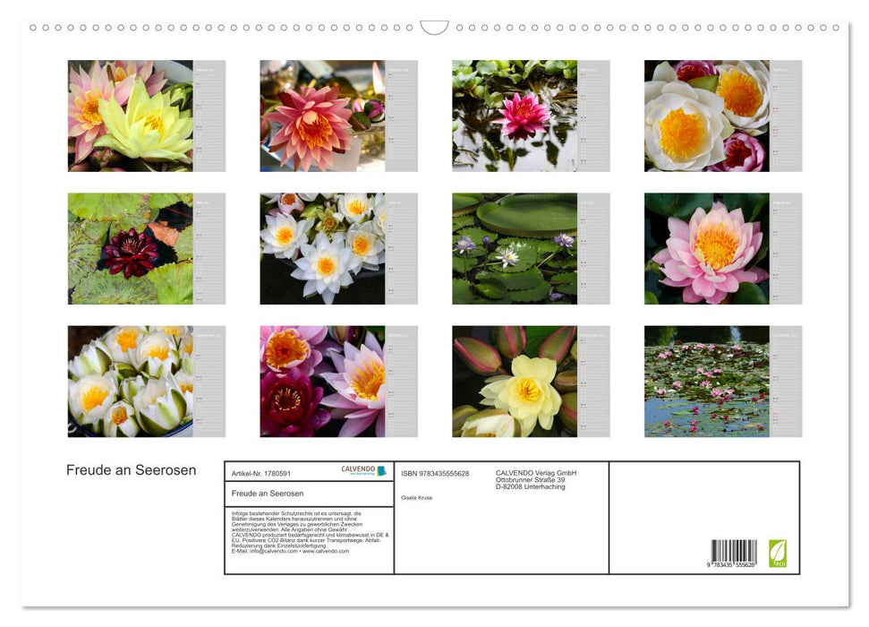 Freude an Seerosen (CALVENDO Wandkalender 2025)