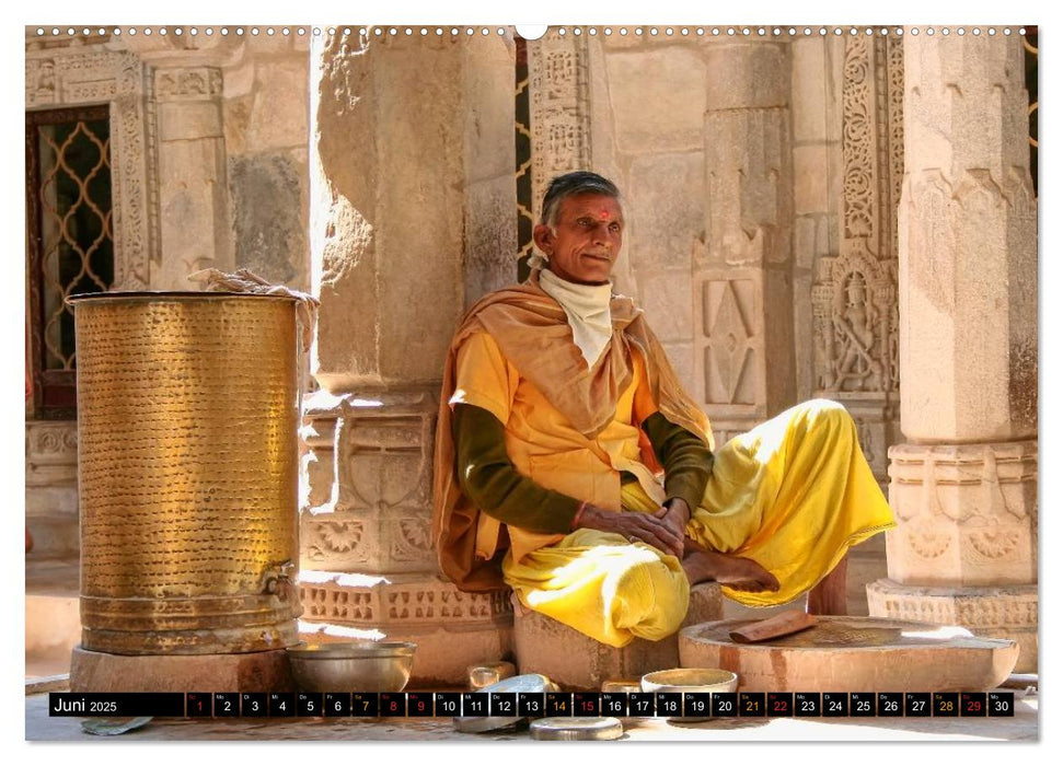 Buddhistische Mönche - das Leben für Buddha (CALVENDO Premium Wandkalender 2025)