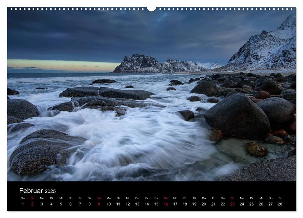 Lofoten Land des Lichts (CALVENDO Premium Wandkalender 2025)