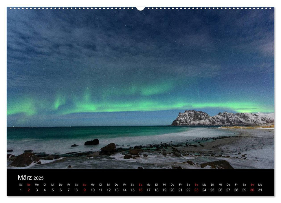 Lofoten Land des Lichts (CALVENDO Premium Wandkalender 2025)