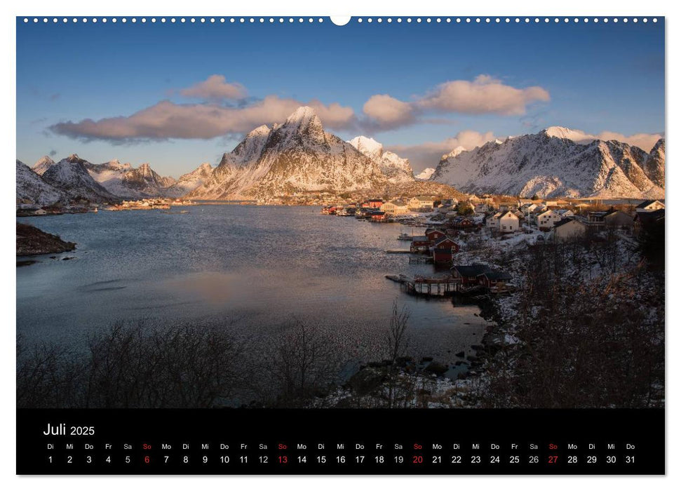 Lofoten Land des Lichts (CALVENDO Premium Wandkalender 2025)