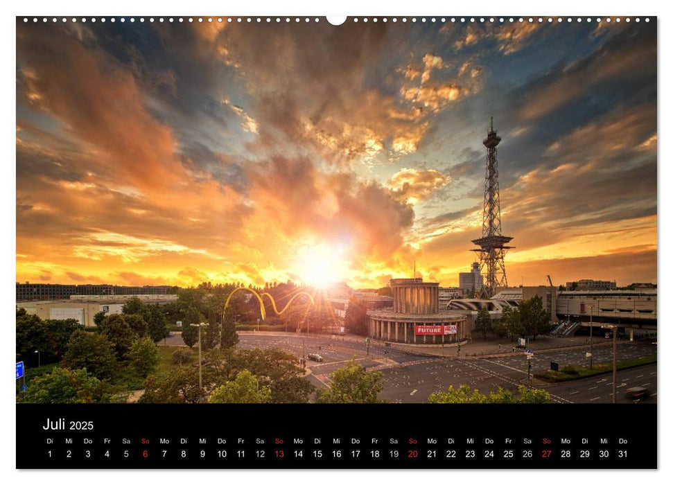 Berlin zwischen Tag und Nacht (CALVENDO Premium Wandkalender 2025)