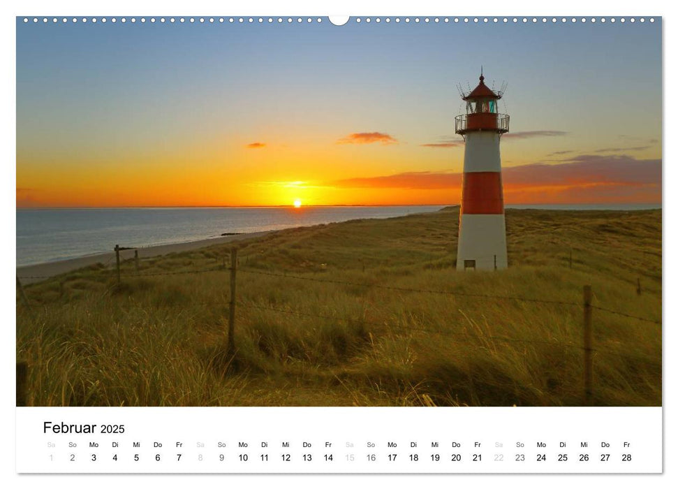 Sylt, der nordfriesische Inseltraum (CALVENDO Premium Wandkalender 2025)