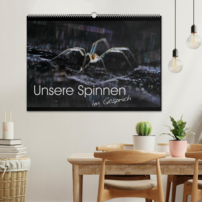 Unsere Spinnen - im Gespräch (CALVENDO Wandkalender 2025)