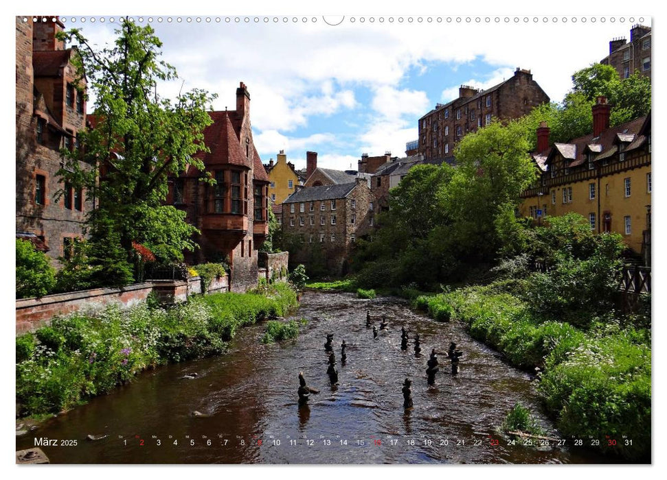 Edinburgh - Dùn Èideann (CALVENDO Premium Wandkalender 2025)