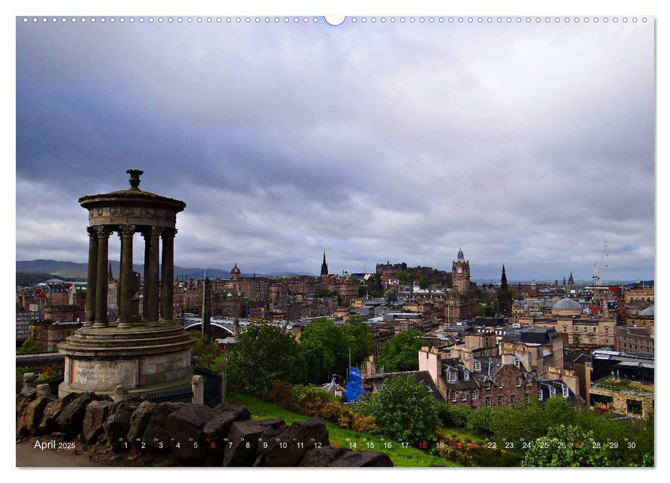 Edinburgh - Dùn Èideann (CALVENDO Premium Wandkalender 2025)