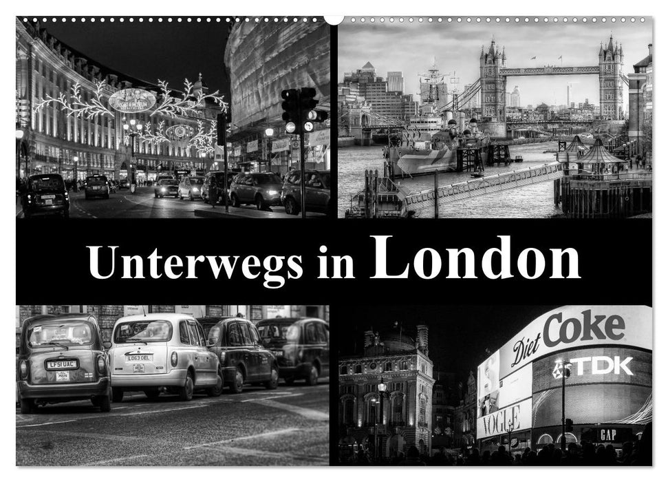 Unterwegs in London (CALVENDO Wandkalender 2025)