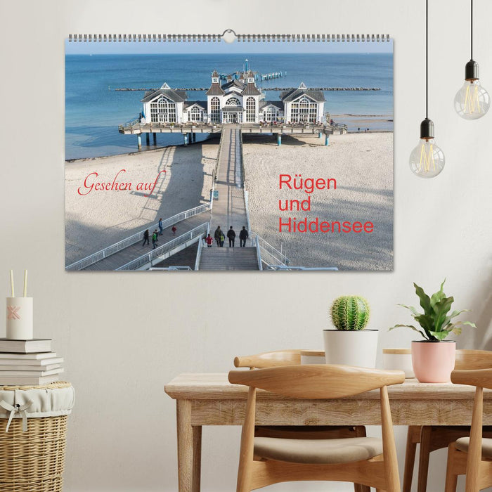 Gesehen auf - Rügen und Hiddensee (CALVENDO Wandkalender 2025)