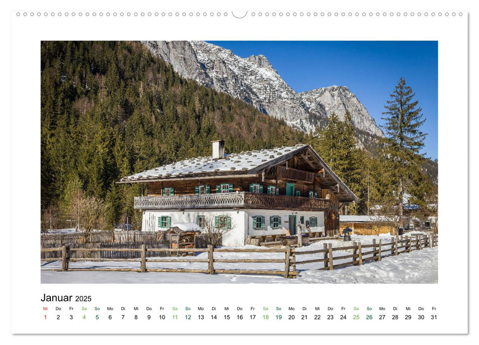 Landhäuser mit Charme (CALVENDO Premium Wandkalender 2025)