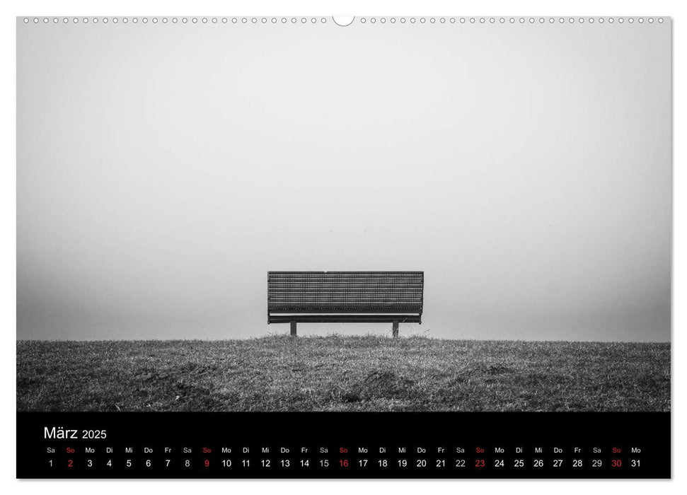 Monochrom 2025 (CALVENDO Premium Wandkalender 2025)