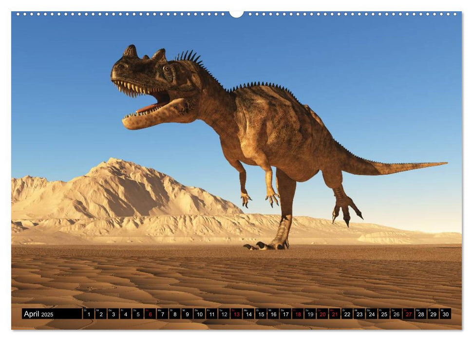 Dinosaurier. Urzeitliche Giganten (CALVENDO Premium Wandkalender 2025)